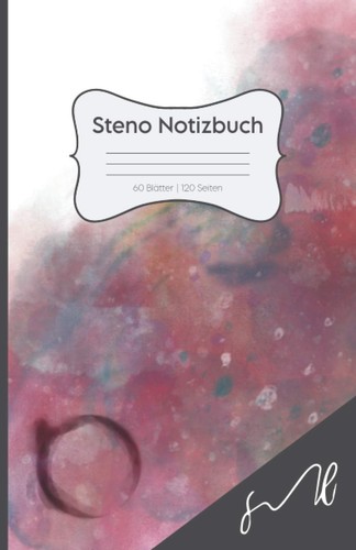 Steno notizbuch watercolor - steno,