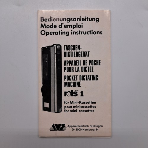 Taschen diktiergerät rols - taschen-diktiergerät,