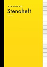 Stenoheft DIN A5 Gelb Lineatur