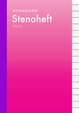 Stenoheft DIN A5 Pink Lineatur