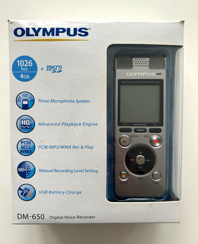 Olympus 650 digital voice - olympus, dm-650