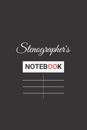 Stenographer notebook 6x9 - notebook,